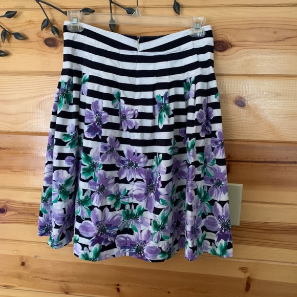 Talbots Striped/Print Skirt - Picture 2 of 3